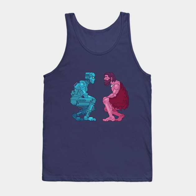 Post Prehistoric Tank Top by codrea